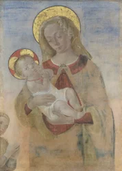 Madonna met kind en biddend, c.1470-80