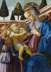 Maagd en kind met twee engelen (1467-1469)