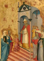 De Presentatie van de Maagd in de Tempel, ca. 1400-1405