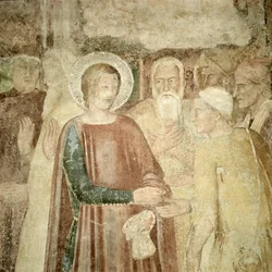 Detail van St. Ranieri in het Heilige Land, midden 14e eeuw