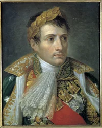 Portret van Napoleon I, schilderij door Andrea Appiani (1754 - 1817). Museo del Risorgimento. Milaan