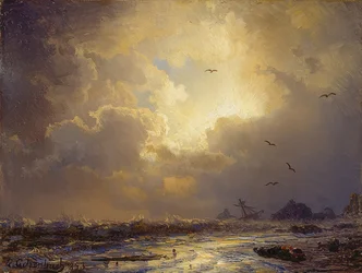 Na de storm, 1853