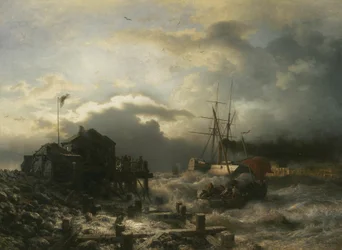 Voor de kust van Oostende