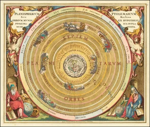 1660 illustratie van Claudius Ptolemaeus