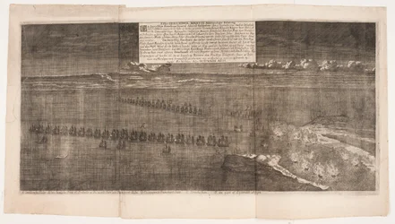 De zeeslag bij Rügen. September 1712