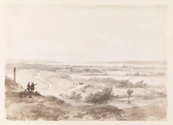 Een vergezicht op Noordwijk