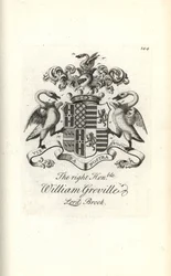 Wapen en wapenrusting van de zeer eerbiedwaardige William Greville, 7e Baron Brooke