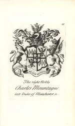 Wapen en wapenrusting van de zeer edele Charles Edward Montagu