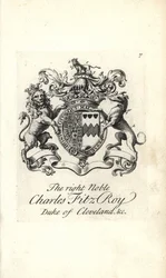 Wapen en wapenrusting van de zeer edele Charles Fitz-Roy, 2e hertog van Cleveland