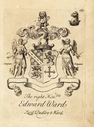 Wapen van de Hooggeachte Edward Ward, 9e Baron Dudley, 4e Baron Ward