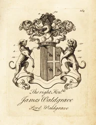 Wapen van de Zeer Eerwaarde James Waldgrave, Lord Waldgrave