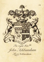 Wapen van de Zeer Eerwaarde John Ashburnham, Heer Ashburnham
