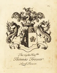 Wapen van de Hooggeachte Thomas Trevor, Lord Trevor
