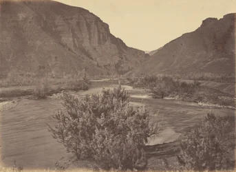 Plaat 37. Wilhelminapas, vanuit het oosten,1869 (foto)