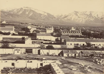 Plaat 45. Salt Lake City, vanaf de top van de Tabernakel,1869 (foto)