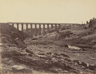 Plaat 7. Dale Creek Brug, algemeen beeld,1869 (foto)