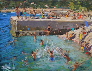 Plezier in de Zee, Rovinj, Kroatië, 2016