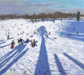 Sleeën, Wollaton Park, 2017