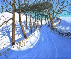 Sleeën in het Peak District van Derbyshire, 2023