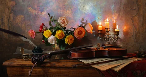 Romantisch muziekstilleven