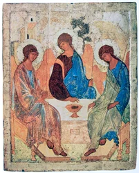 De Drie-eenheid van Roebljov, ca. 1411