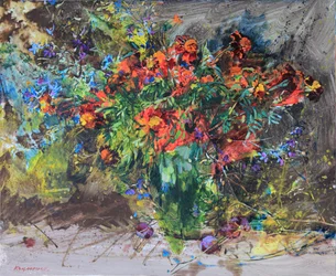 Levendig bloemenboeket