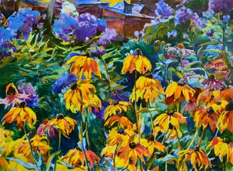 Kleurrijke tuinbloemen