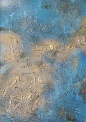 Abstracte textuur van oceaanzand