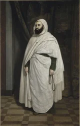 Portret van Abdelkader ibn Muhieddine 1808-1883, 1853
