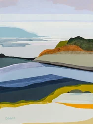 Abstract kustlandschap