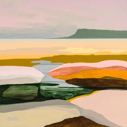 Rustig abstract landschap