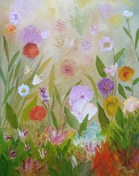 Kleurrijke bloemen in de tuin