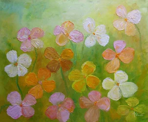 Kleurrijke lentebloemen