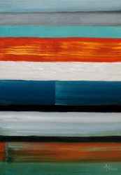 Moderne gestreepte horizon