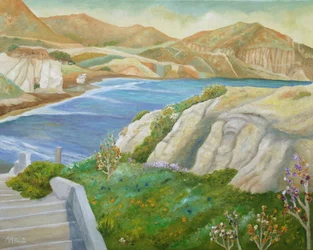 Kloofpad langs de kust