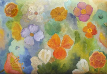 Kleurrijke bloemen in de tuin