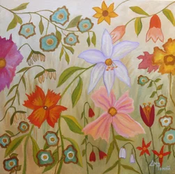 Kleurrijke bloemen in de tuin