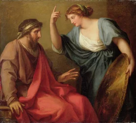 Egeria overhandigt Numa Pompilius zijn schild, 1794
