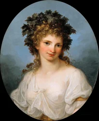 Zelfportret als Bacchante, voor 1786