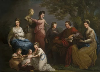 De familie van de graaf van Gower