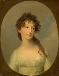 Mogelijk Franciska Krasinska, hertogin van Koerland, ca.1790 (olieverf op doek)