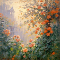 Bloemen 100, ca. 2024 (olieverf op doek)