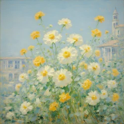Bloemen 20, ca 2020 (olieverf op doek)