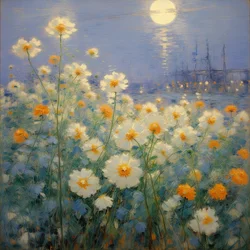 Bloemen 36, ca. 2021 (olieverf op doek)
