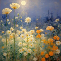 Bloemen 37, c.2021 (olieverf op doek)