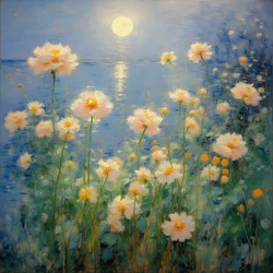 Bloemen 41, ca. 2022 (olieverf op doek)