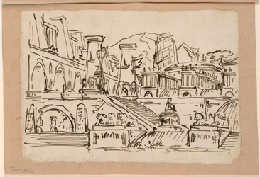 Toneelontwerp, Groep van Antieke Gebouwen