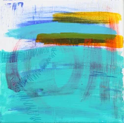 Turquoise landschap