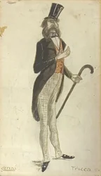 Karikatuur van Gerini