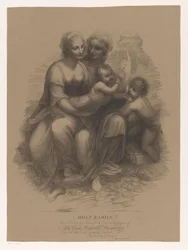 Heilige Familie met Johannes de Doper en Elisabet